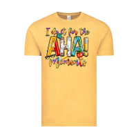 Vintage Mustard i do it for the aha moments Vintage Tee - NancyCooperArtShop