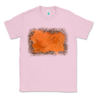 Bubblegum Pink gemstone orange leopard background Classic Tee - JahusDesignShop