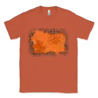 Copper gemstone orange leopard background Classic Tee - JahusDesignShop