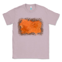 Lilac gemstone orange leopard background Classic Tee - JahusDesignShop