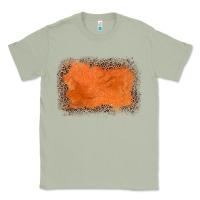 Matcha gemstone orange leopard background Classic Tee - JahusDesignShop