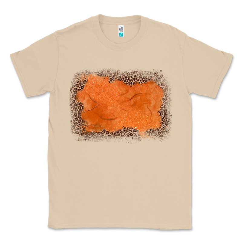 Gemstone Orange Leopard Background Classic Tee by JahusDesignShop | Teevron