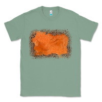 Sage gemstone orange leopard background Classic Tee - JahusDesignShop