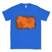 True Royal gemstone orange leopard background Classic Tee - JahusDesignShop