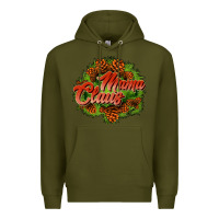 Army Green mama claus cone Premium Hoodie - JahusDesignShop
