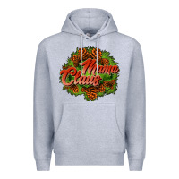 Heather Grey mama claus cone Premium Hoodie - JahusDesignShop