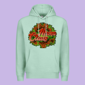 Mama Claus Cone Premium Hoodie Designed By Jahusdesignshop