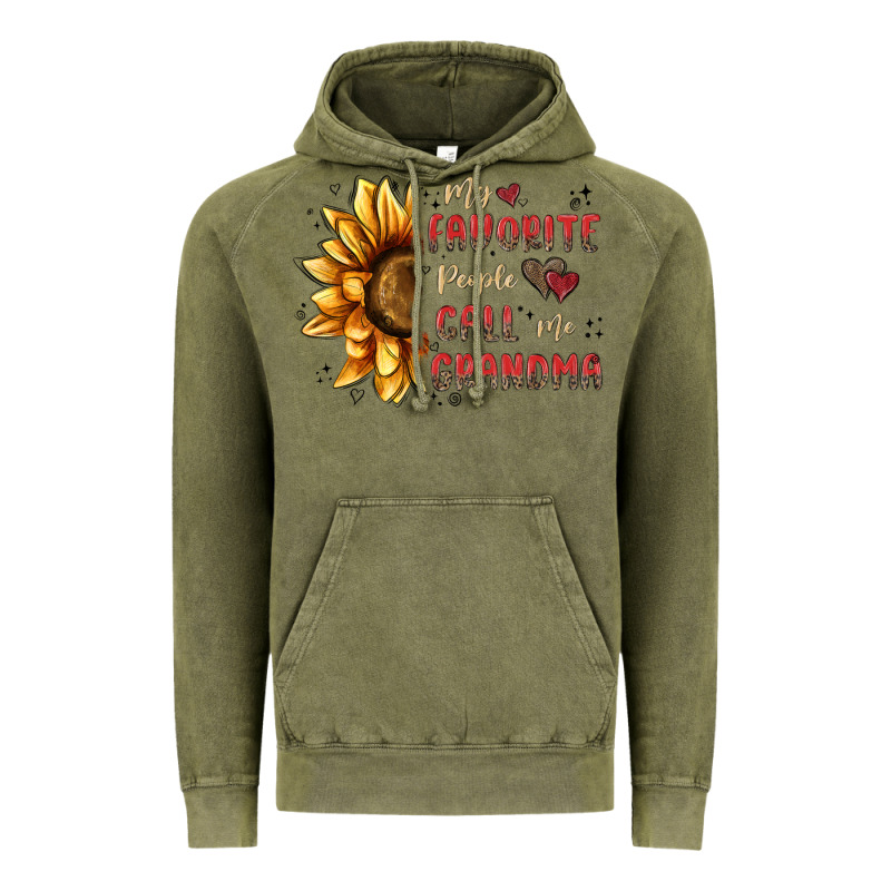 My Favorite People Call Me Grandma Vintage Hoodie by MaliasSmallBusiness | Teevron
