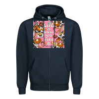 Navy life is what you bake it with cowhide Zipper Hoodie - TumblerDesignByShophia