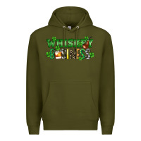 Army Green Whiskey business St. Patrick's Day Premium Hoodie - CowGirlArtShop