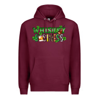 Burgundy Whiskey business St. Patrick's Day Premium Hoodie - CowGirlArtShop