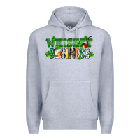 Heather Grey Whiskey business St. Patrick's Day Premium Hoodie - CowGirlArtShop