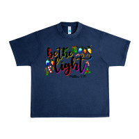 Navy be the light matthew 5 14 Urban Heavy Tee - MaliasSmallBusiness