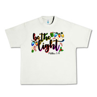 Pistachio be the light matthew 5 14 Urban Heavy Tee - MaliasSmallBusiness