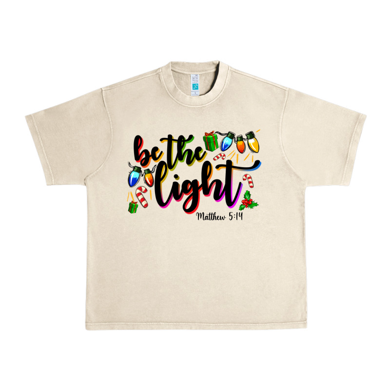 Be The Light Matthew 5 14 Urban Heavy Tee by MaliasSmallBusiness | Teevron