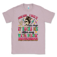 Lilac some days i rock it some days it rocks me Classic Tee - MaliasSmallBusiness
