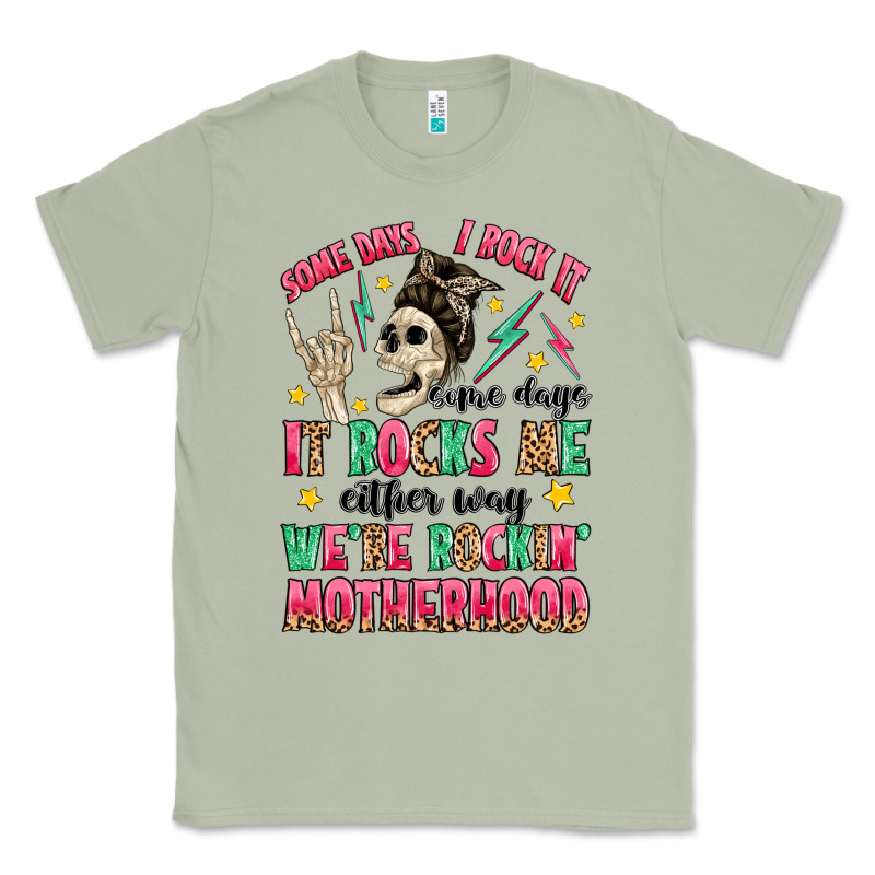 Some Days I Rock It Some Days It Rocks Me Classic Tee by MaliasSmallBusiness | Teevron