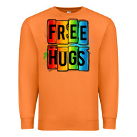 Carrot free hugs Premium Sweatshirt - OliviaCreatesArt
