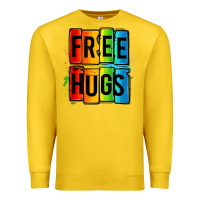 Lemon free hugs Premium Sweatshirt - OliviaCreatesArt