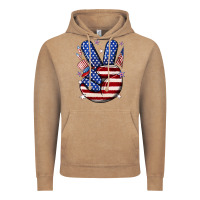 Vintage Coffee peace 4th july Vintage Hoodie - NancyCooperArtShop