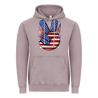 Vintage Zinc peace 4th july Vintage Hoodie - NancyCooperArtShop