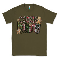 Army Green Cookie Baking Crew Classic Tee - CowhideDigitalArt