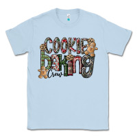 Dusty Blue Cookie Baking Crew Classic Tee - CowhideDigitalArt