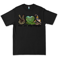 Black Leopard Peace Love Baby Chimpanzee Premium Tee - LillyAllenDesigns
