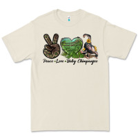 Bone Leopard Peace Love Baby Chimpanzee Premium Tee - LillyAllenDesigns