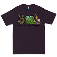 Plum Leopard Peace Love Baby Chimpanzee Premium Tee - LillyAllenDesigns