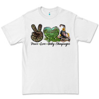 White Leopard Peace Love Baby Chimpanzee Premium Tee - LillyAllenDesigns