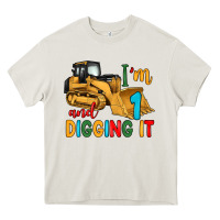 Cream i'm 1 and digging it Heavy Core Tee - Artiststas