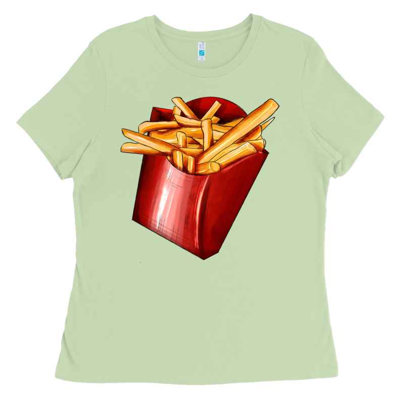 French Fries Ladies Tee by AdoDesignShop | Teevron