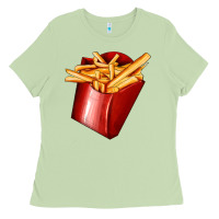 Matcha french fries Ladies Tee - AdoDesignShop