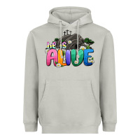 Moon Dust Easter Day He is alive Heavyweight Hoodie - OliviaCreatesArt