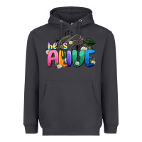Smoke Easter Day He is alive Heavyweight Hoodie - OliviaCreatesArt