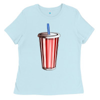 Baby Blue coke Ladies Tee - AdoDesignShop