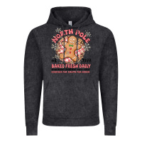 Vintage Black north pole baked fresh daily Vintage Hoodie - MaliasSmallBusiness