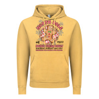 Vintage Mustard north pole baked fresh daily Vintage Hoodie - MaliasSmallBusiness