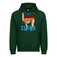 Forest Green All American Lama Urban Hoodie - LillyAllenDesigns