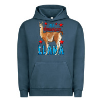 Pigment Midnight Navy All American Lama Urban Hoodie - LillyAllenDesigns