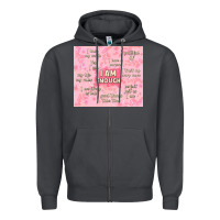 Smoke i am enough with glitter Zipper Hoodie - TumblerDesignByShophia