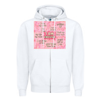 White i am enough with glitter Zipper Hoodie - TumblerDesignByShophia