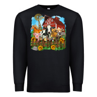 Black farm life olivia Premium Sweatshirt - OliviaCreatesArt