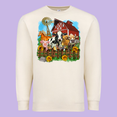 Farm Life Olivia Premium Sweatshirt Designed By Oliviacreatesart