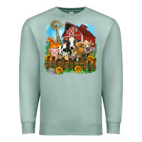 Seafoam farm life olivia Premium Sweatshirt - OliviaCreatesArt