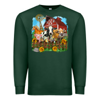 Sports Green farm life olivia Premium Sweatshirt - OliviaCreatesArt