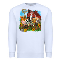 White farm life olivia Premium Sweatshirt - OliviaCreatesArt