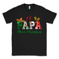 Black el papa mas chingon Classic Tee - MaliasSmallBusiness