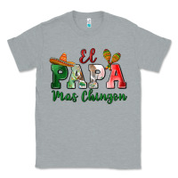 Heather Grey el papa mas chingon Classic Tee - MaliasSmallBusiness